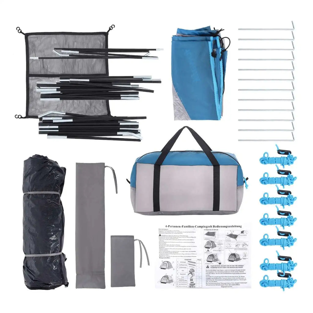 Camping Tent 4 Person to 6 Person Sunshade