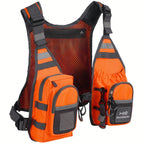 Breathable Fly Fishing Vest with Chest Pack,