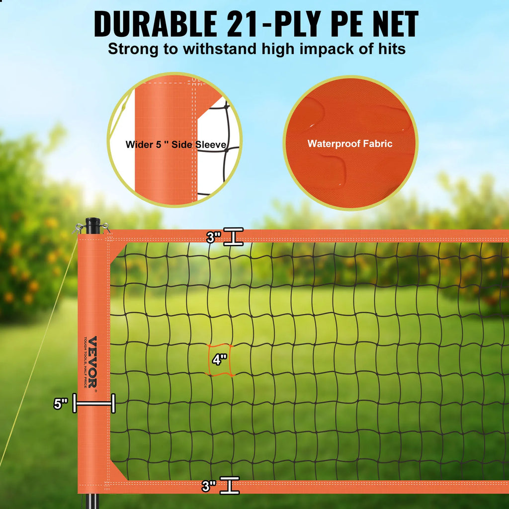 SucceBuy 1.25-1.75inch  Portable Volleyball Net System
