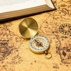 Outdoor Compass Pure Copper Multifunctional Mountaineering Camping