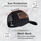 Mens Fishing Gifts American Flag Hat