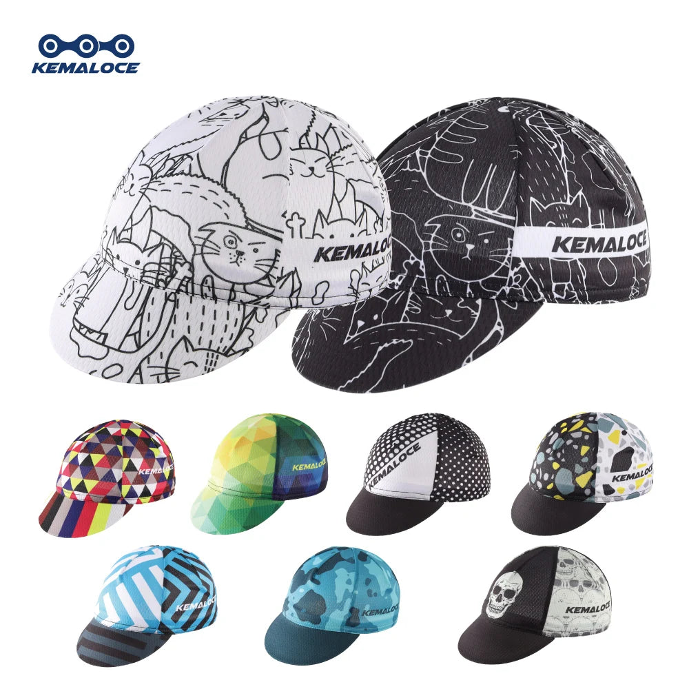 KEMALOCE Men Cycling Cap Anti-UV Summer