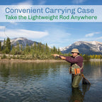 Fly Fishing Rod and Reel Combo, Carrying Case