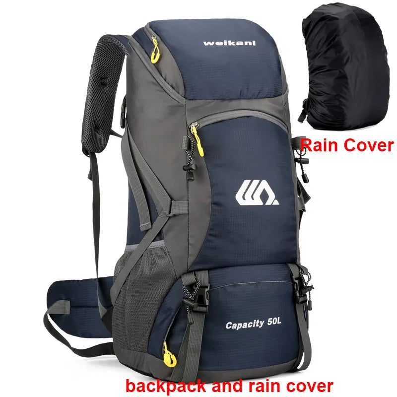 50L Travel Backpack Camping Men Large Waterproof O