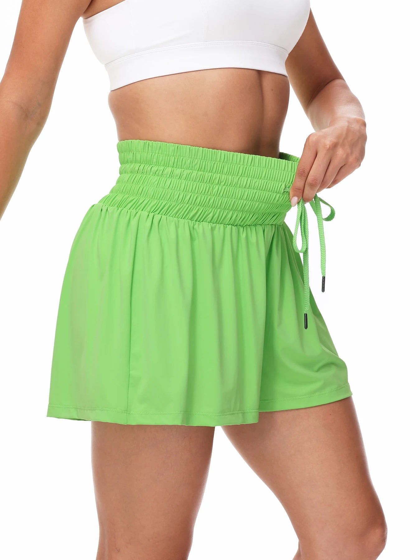 Women's 2-in-1 High Waist Running Shorts