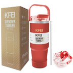 30oz Solid Color Double Wall Stainless Tumbler,