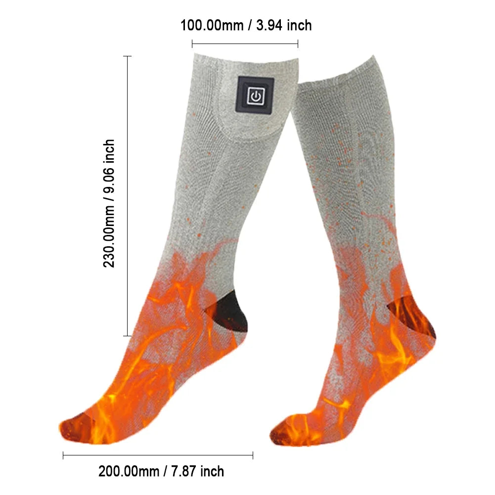 Electric Heating Socks 3 Level Temperature Winter Heating