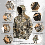 Quiet Hunting Suit Camouflage Softshell Clothes Clothing