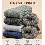 Men's Winter Warm Socks, Thick Towel Mid-Calf