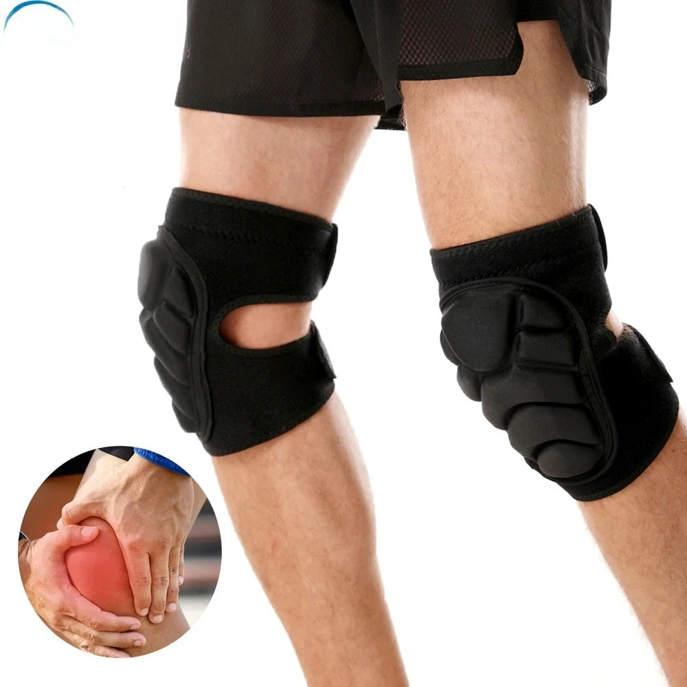 1Pair Knee Elbow Pad Brace Support for Cycling Skiing Snowboard Roller Skating Skateboard Extreme Sports Protective Gear Kneepad