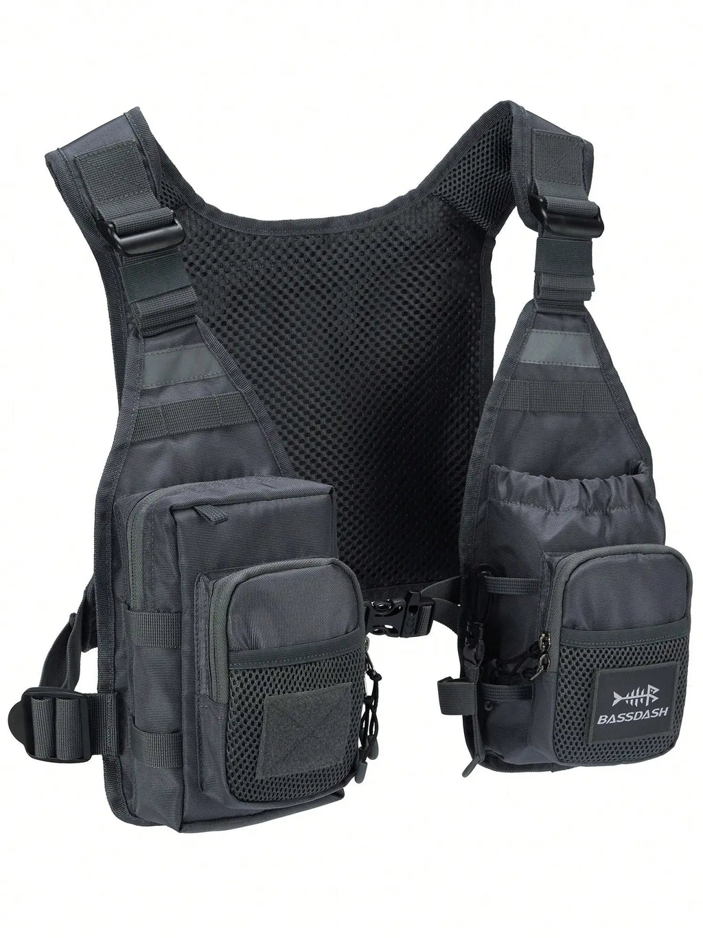 Breathable Fly Fishing Vest with Chest Pack,