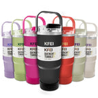 30oz Solid Color Double Wall Stainless Tumbler,