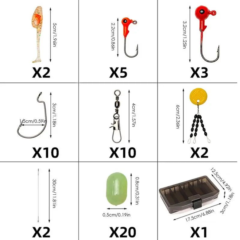 Fishing Lures For Freshwater Fishing Stuff 80PCS