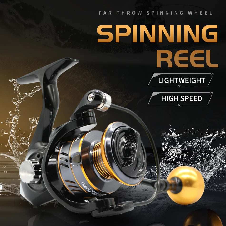 HM NEW Fishing Reel Spinning Reel Metal Reel Cup