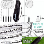 Badminton Racket + Birdie Set - Replacement Badminton Equipment