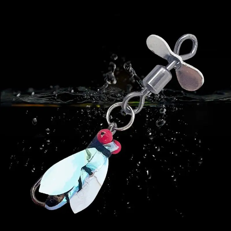 Simulated Fishing Fly Hook Set Lifelike