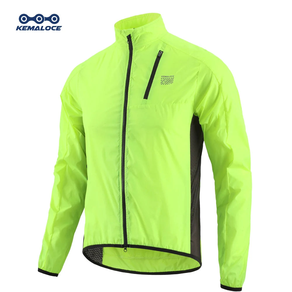 KEMALOCE Cycling Jacket Windproof Men 2025 Ultralight