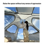 Spherical Hexagonal Camping Tent - Quick-Set Design