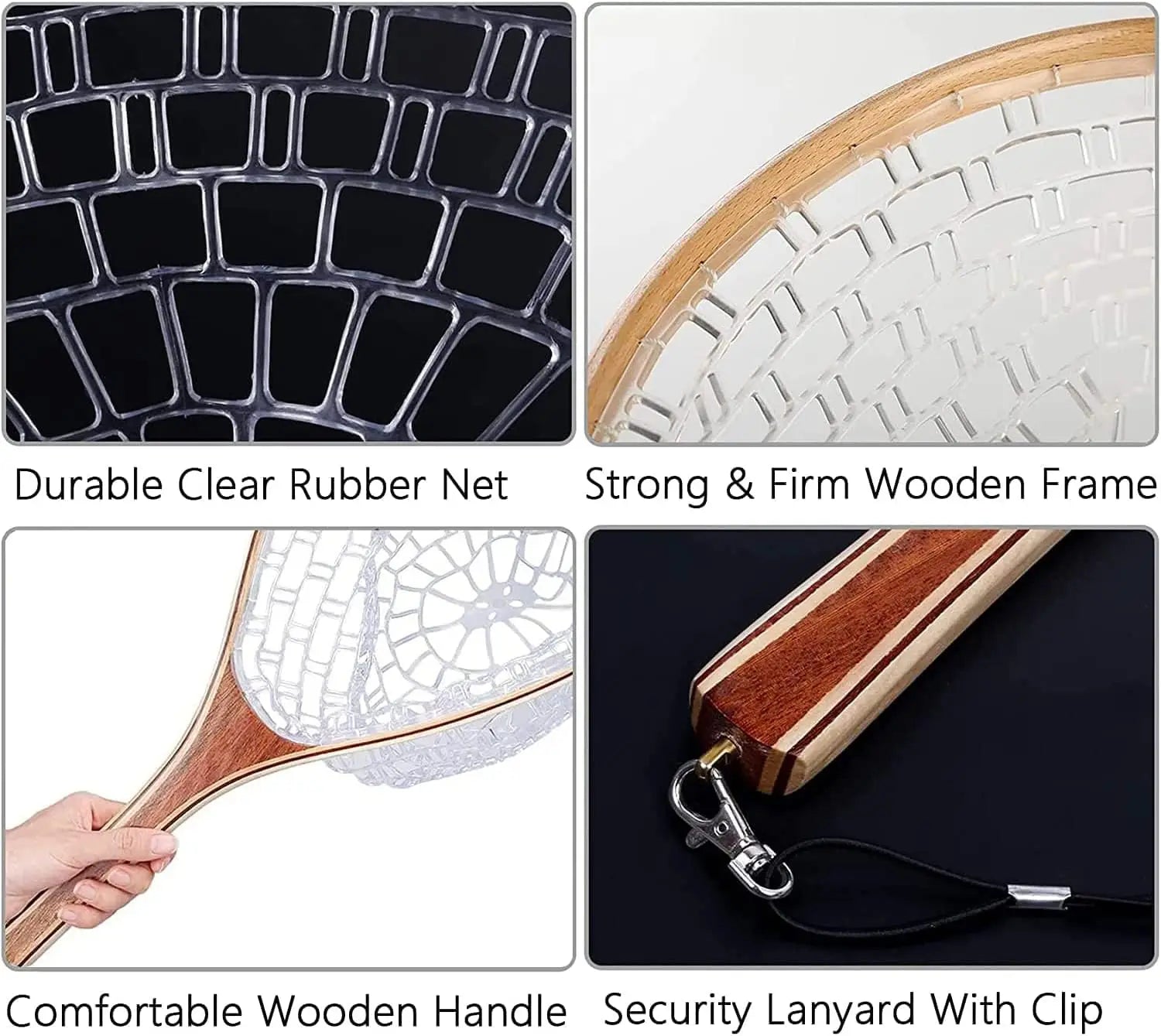 Fly Fishing Landing Net Trout Bass Catch
