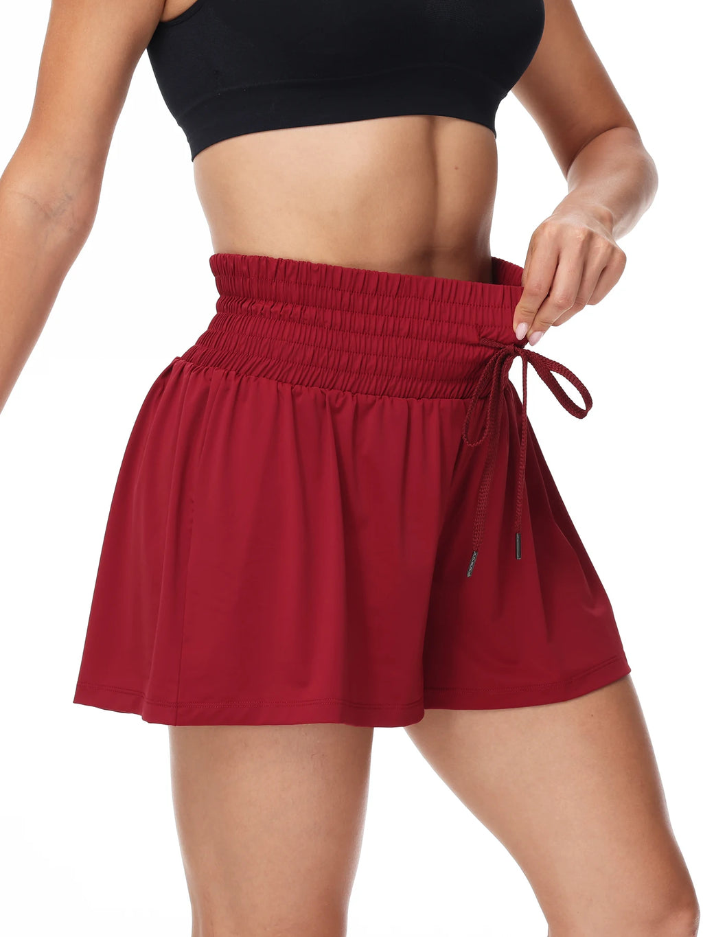 Women's 2-in-1 High Waist Running Shorts