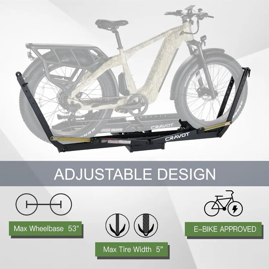 Expandable Hitch Bike Rack Accessory