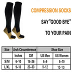 5Pair Copper Compression Socks Women Men