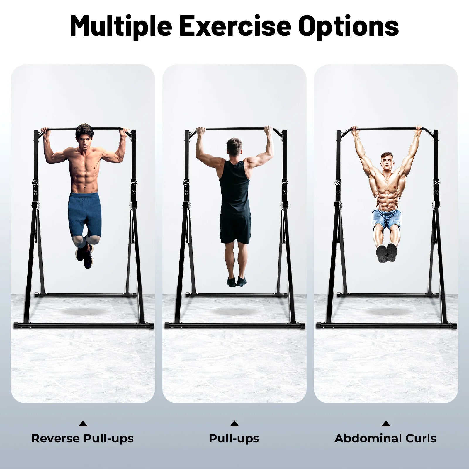 Triangular Pull Up Station for Home Gym