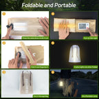 SELORSS Solar Camping Folding Portable Camping Light