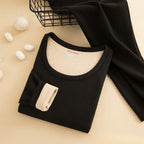 Wool Silk Thermal Underwear Set Double-sided