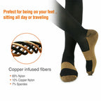 5Pair Copper Compression Socks Women Men