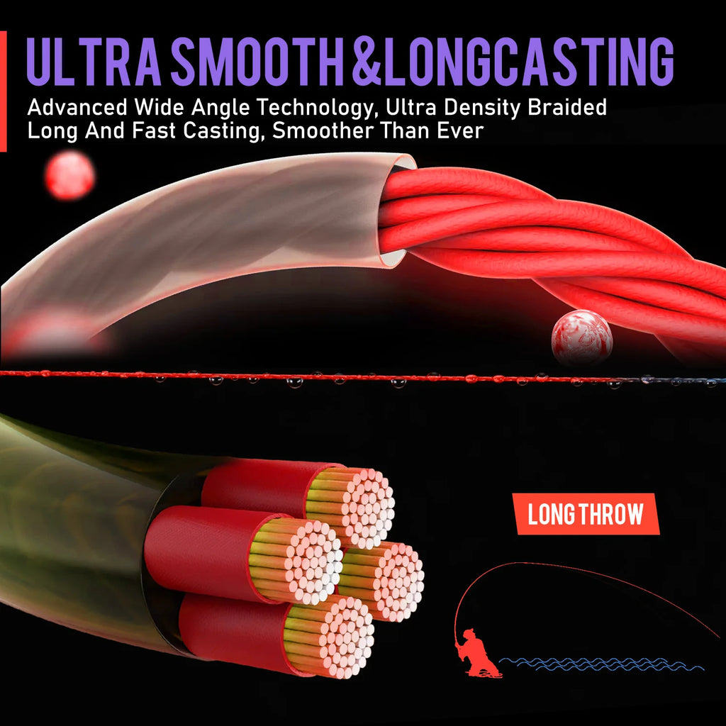 Strand Braided Fishing Line 300M Multifilament Carp Fishing