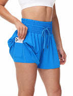 Women's 2-in-1 High Waist Running Shorts