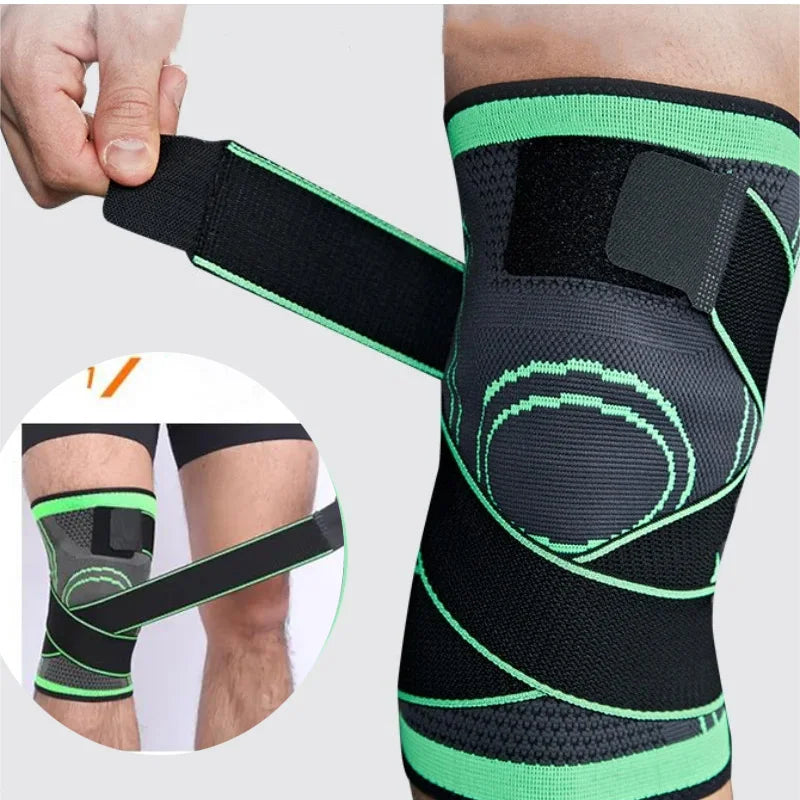 Sports Kneepad Men Pressurized Elastic Knee Pads