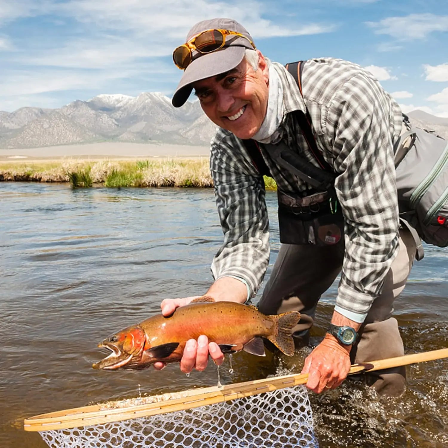 Fly Fishing Landing Net Trout Bass Catch