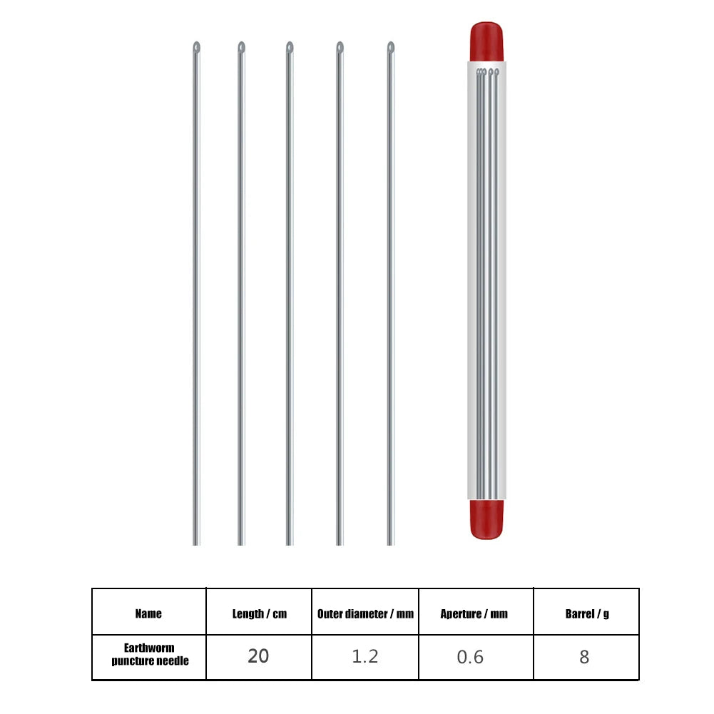 Earthworm Hooking Bloodworm Hollow Needle Hooking Baiting