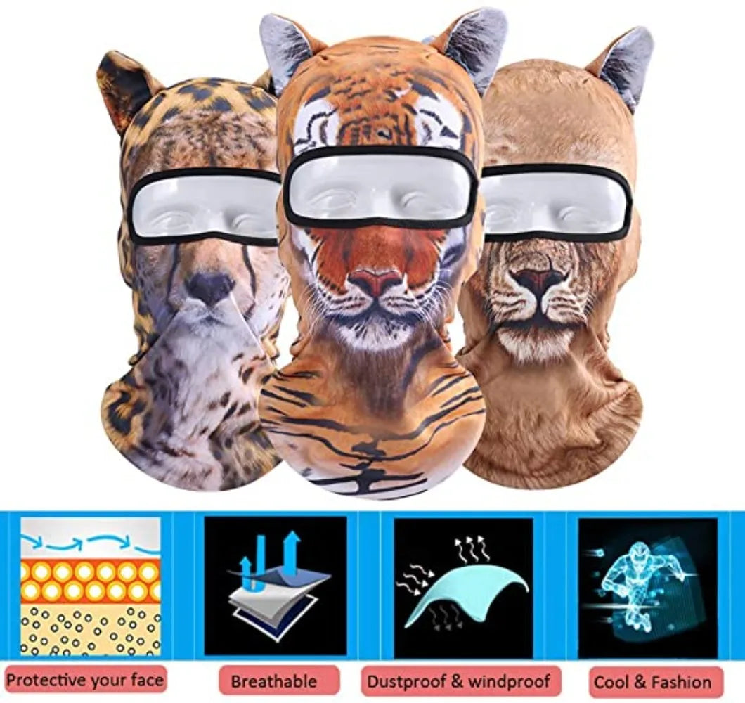 3D Animal Balaclava Bicycle Cycling Ski Hats Party