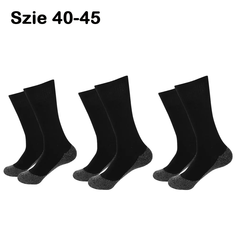 1pair Unisex Winter Warm Self-Heating Health Socks