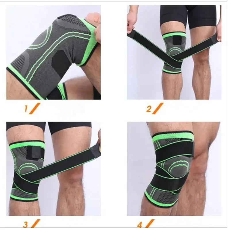 Sports Kneepad Men Pressurized Elastic Knee Pads