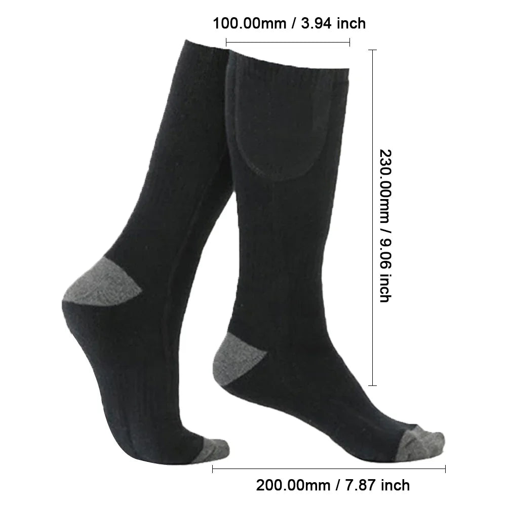 Electric Heating Socks 3 Level Temperature Winter Heating