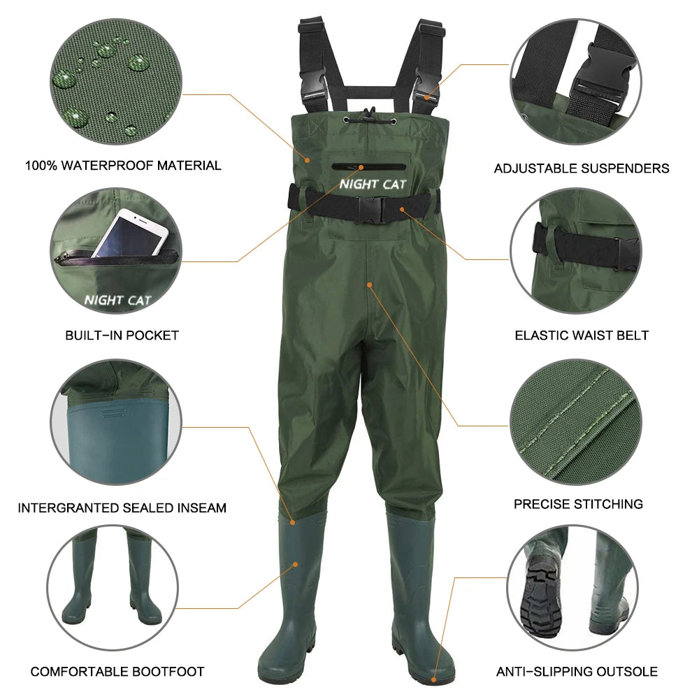Lightweight Fishing Waders Full Waterproof Breathable