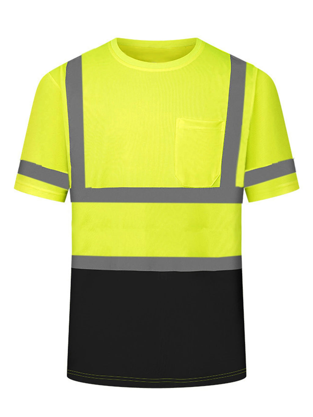Men s Reflective Safety Short Sleeve Hi Vis