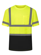 Men s Reflective Safety Short Sleeve Hi Vis