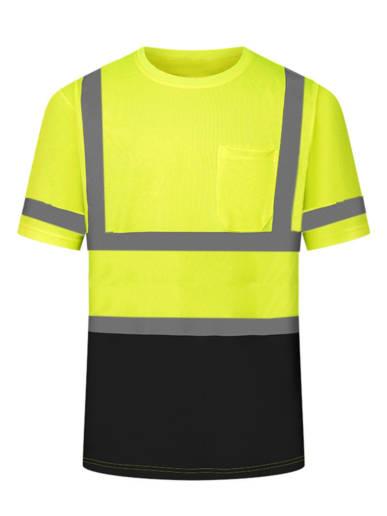 Men s Reflective Safety Short Sleeve Hi Vis