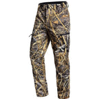 Quiet Hunting Pants Softshell Fleece-Lined Camouflage