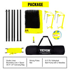 SucceBuy 1.25-1.75inch  Portable Volleyball Net System