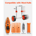 SucceBuy Kayak Cart 250 lbs Load Capacity