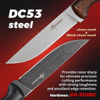 SDOKEDC Knives DC53 Steel Fixed Blade Knife