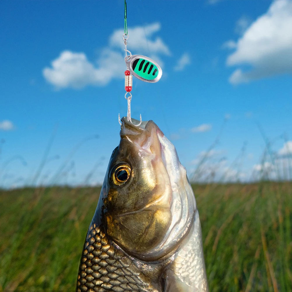 30pcs Metal Spoon Spinner Fishing Lure