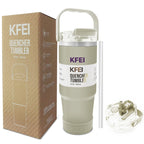 30oz Solid Color Double Wall Stainless Tumbler,